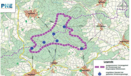 Projekt-Visualisierungen - Kartenmaterial mit Projektumfeld und Standorten